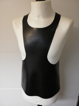 Latex Basic - Muskelshirt "Nippelshow"